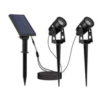 4-In-1 Adjustable Solar Outdoor Spotlight, 100-200 Lumens