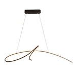 Creative Line Stepless Dimming LED Black Nordic Kitchen Pendant Lighting