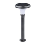 Black Solar Lawn Bollard Light