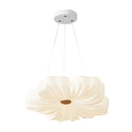 Nordic White Acrylic Flower Bedroom Ceiling Lamp - LED 3-Step Dimming