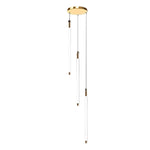 Spiral Creative Long Strip LED Modern Duplex Staircase Chandelier Light