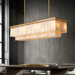 Natural Calcite Crystal Dining Room Chandelier