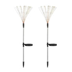 2PCS Waterproof 8 Lighting Modes 200 Lights LED Solar Starburst Lights