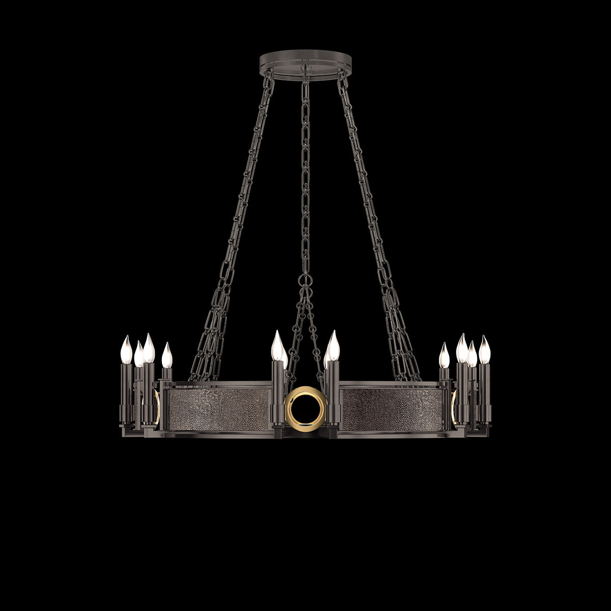 MIRAGE 35.75" W Round Chandelier
