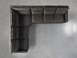 Rowland Leather Six-Piece Motion Sectional