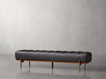 Lansing Leather Bench