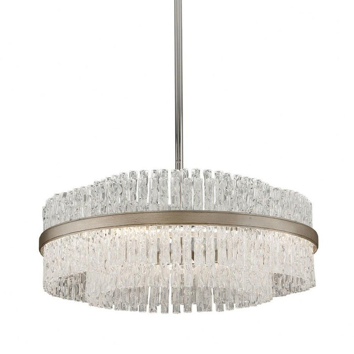 Corbett Lighting - 204-46-SL/SS - Chime - Eight Light Medium Pendant