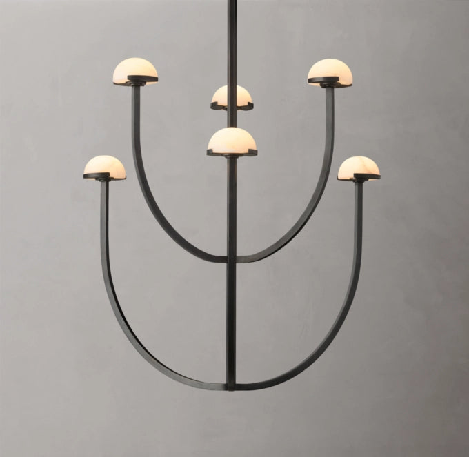 Pedra Round Chandelier 32"