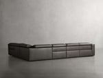 Coburn Leather Six Piece Motion Sectional