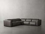 Coburn Leather Five-Piece Motion Corner Sectional