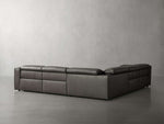 Coburn Leather Five-Piece Motion Corner Sectional