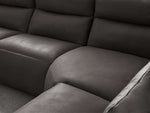 Rowland Tailored Leather Six-Piece Motion Sectional