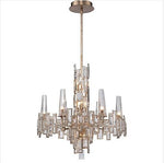 Gold 12-Light Chandelier
