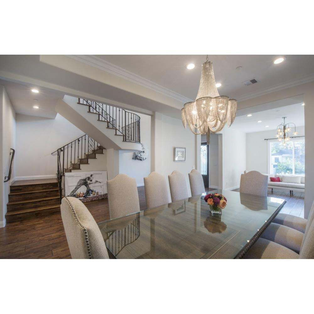 Bailey Street Home - 93-BEL-813014 - Holborn Fields-Twelve Light Chandelier in Modern style-27 Inches wide by 43 inches high