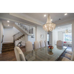 Bailey Street Home - 93-BEL-813014 - Holborn Fields-Twelve Light Chandelier in Modern style-27 Inches wide by 43 inches high