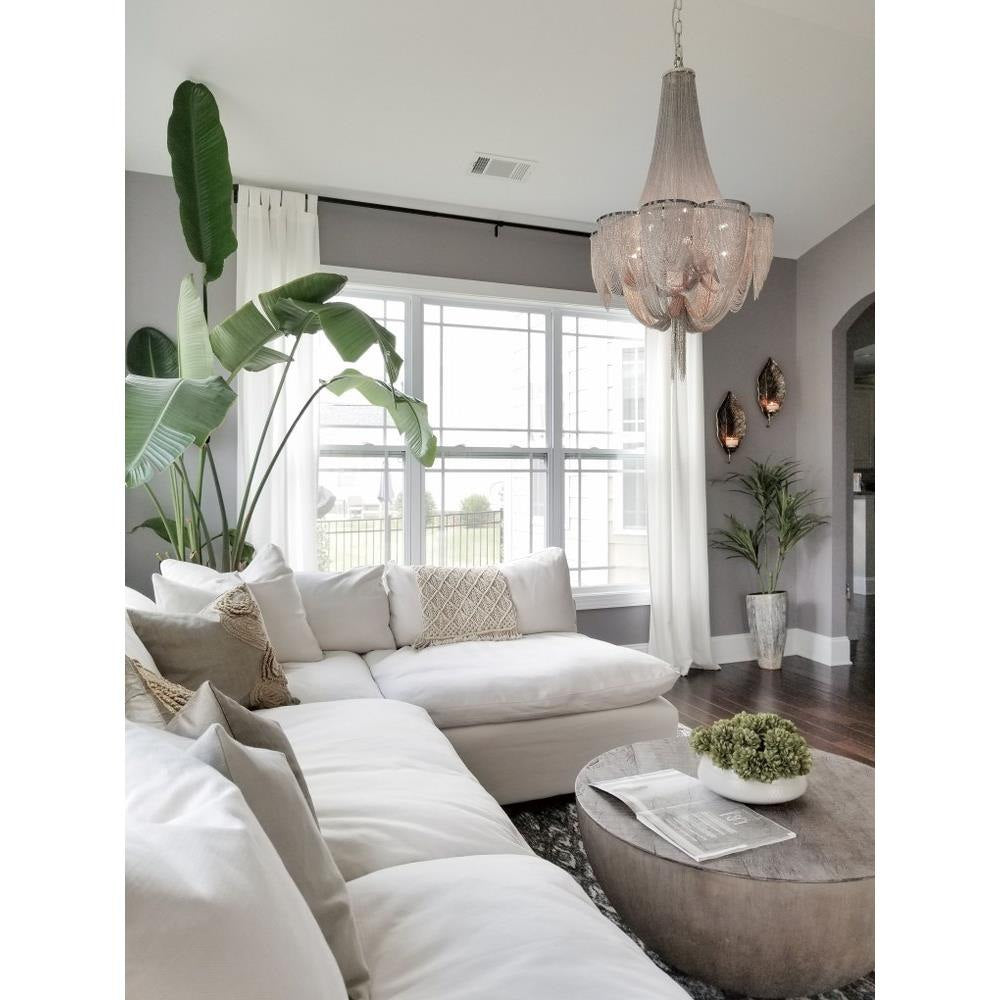 Bailey Street Home - 93-BEL-813014 - Holborn Fields-Twelve Light Chandelier in Modern style-27 Inches wide by 43 inches high