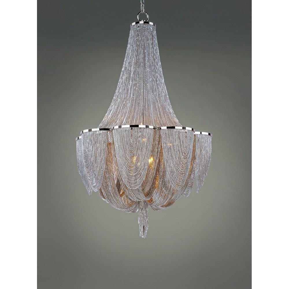Bailey Street Home - 93-BEL-813014 - Holborn Fields-Twelve Light Chandelier in Modern style-27 Inches wide by 43 inches high