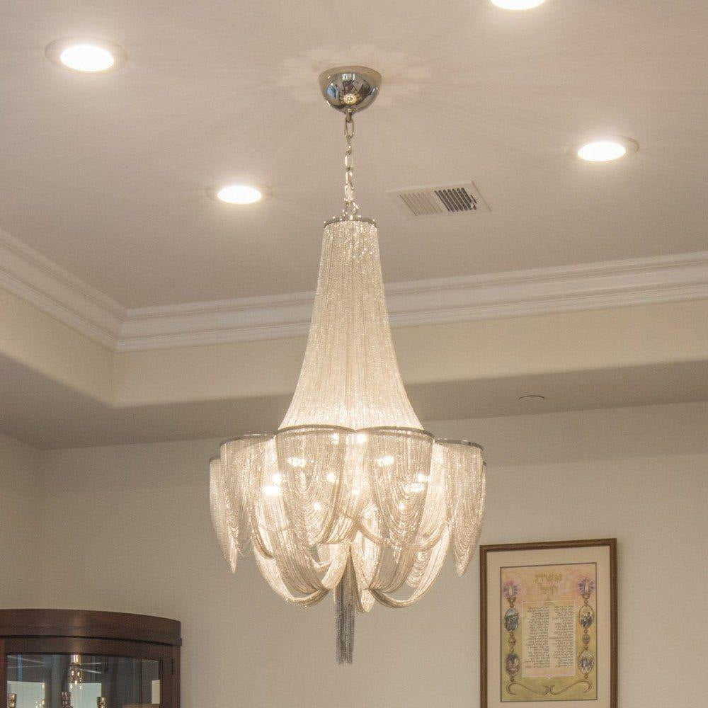 Bailey Street Home - 93-BEL-813014 - Holborn Fields-Twelve Light Chandelier in Modern style-27 Inches wide by 43 inches high