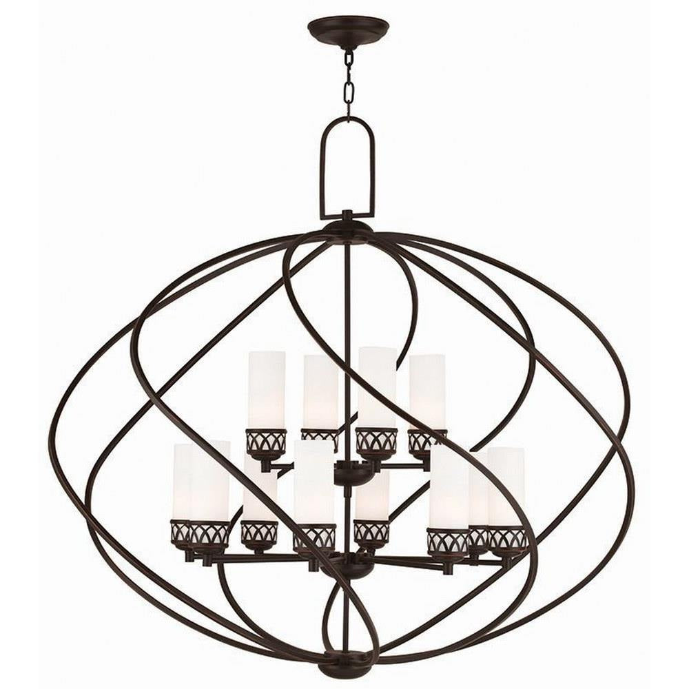 Bailey Street Home - 218-BEL-1764424 - Contemporary Traditional Twelve Light Chandelier