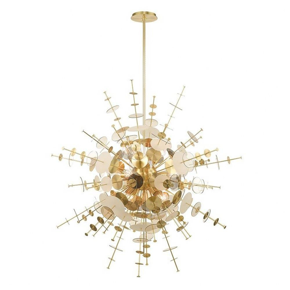 Bailey Street Home - 218-BEL-3110270 - Mid Century Modern Twelve Light Chandelier