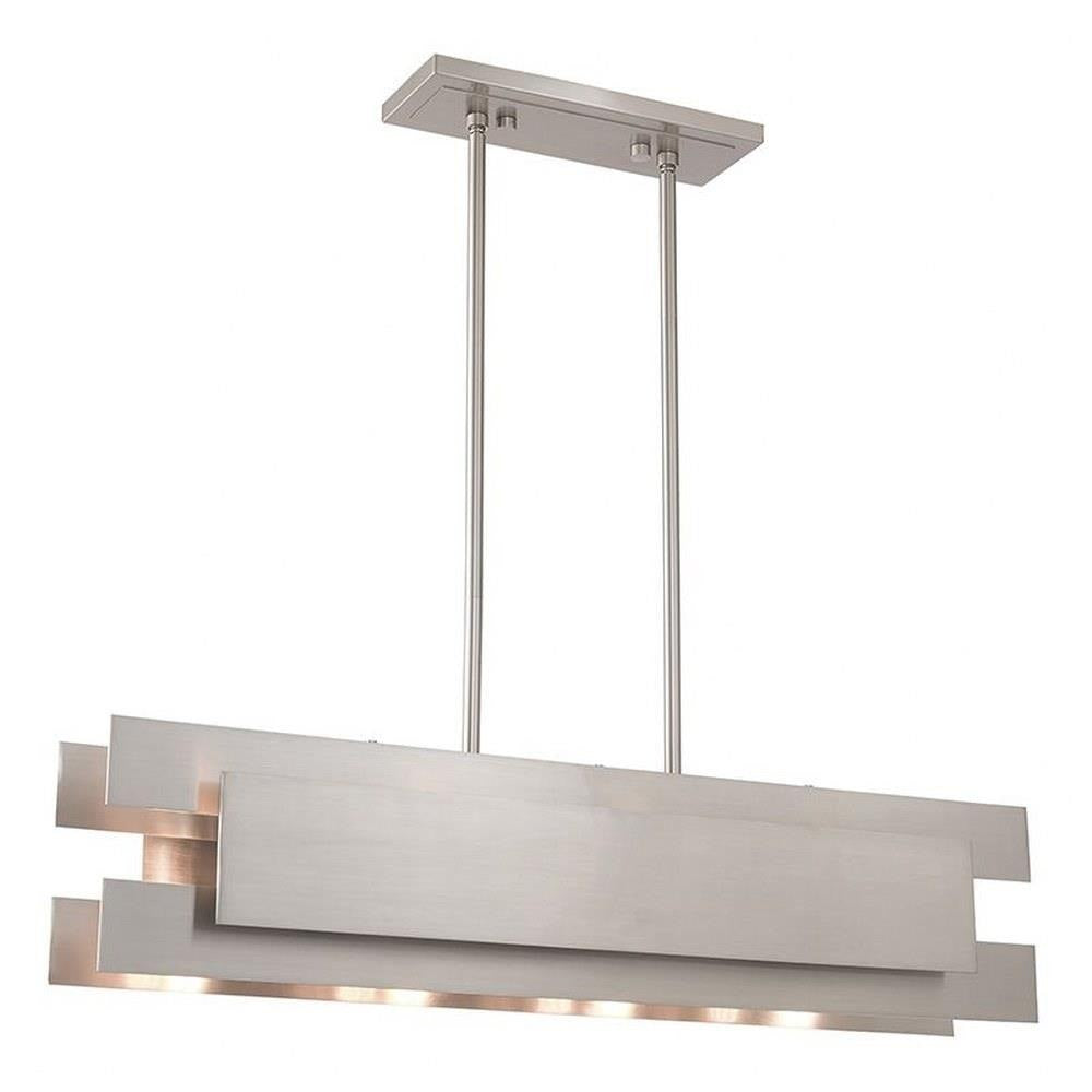Bailey Street Home - 218-BEL-3110564 - Modern Contemporary Four Light Chandelier