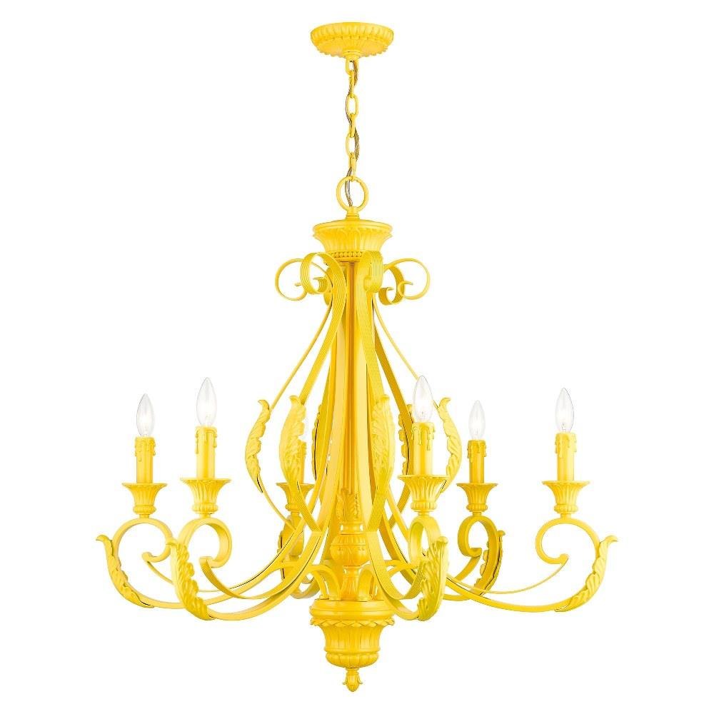 Bailey Street Home - 218-BEL-5054487 - St Helens Mount - 6 Light Large Chandelier In Contemporary Style-34.75 Inches Tall and 35 Inches Wide