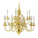 Bailey Street Home - 218-BEL-732244 - Meadow Retreat - 15 Light Chandelier in Traditional Style - 36 Inches wide by 36 Inches high