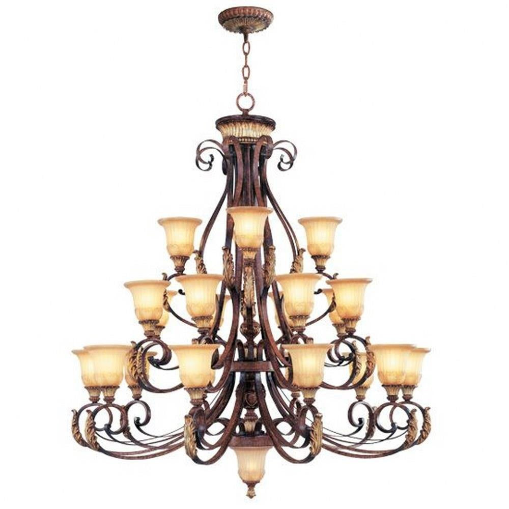 Bailey Street Home - 218-BEL-732982 - Lowther East - 23 Light Chandelier in Mediterranean Style - 50 Inches wide by 56 Inches high