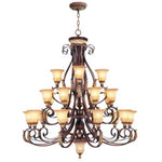 Bailey Street Home - 218-BEL-732982 - Lowther East - 23 Light Chandelier in Mediterranean Style - 50 Inches wide by 56 Inches high