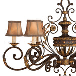CASTILE 39" W Oblong Chandelier