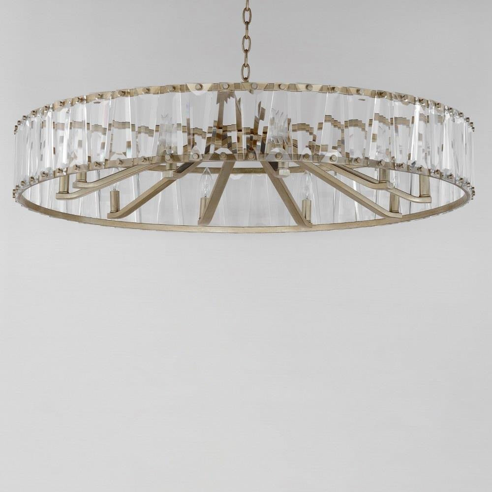 Bailey Street Home - 93-BEL-5071922 - Norwood Parc - 10 Light Chandelier-9.5 Inches Tall and 40 Inches Wide