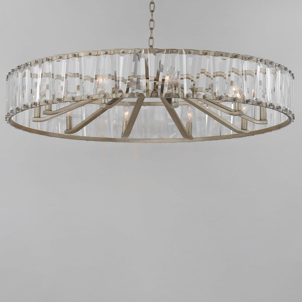 Bailey Street Home - 93-BEL-5071922 - Norwood Parc - 10 Light Chandelier-9.5 Inches Tall and 40 Inches Wide