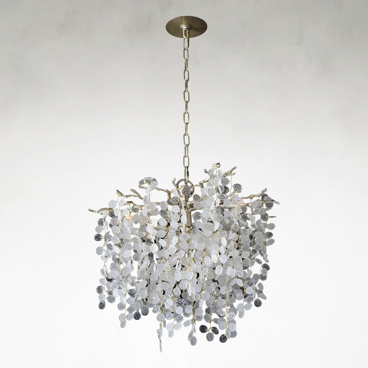 Shiro Nodas Five-Light Champagne Ceiling Chandelier
