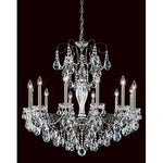Black Pearl 12-Light Chandelier with Clear Heritage Crystal