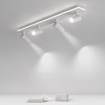 Minimalist Long Strip 2/3/4 Light LED Flush Mount Adjustable Spotlight