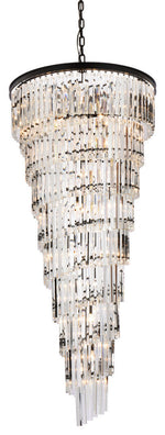 Elegant Lighting Sydney 30" Spiral Crystal Chandelier