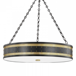 Bagatelle Pendant, 3-Light, French Gold, Clear Swarovski Crystal, 10.5"W (1243-26S 1813QC)