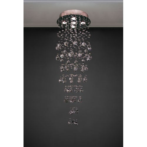 Chrome Five-Light Pendant