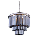 Sydney Polished Nickel Twenty-Inch Pendant with Royal Cut Silver Shade Crystals