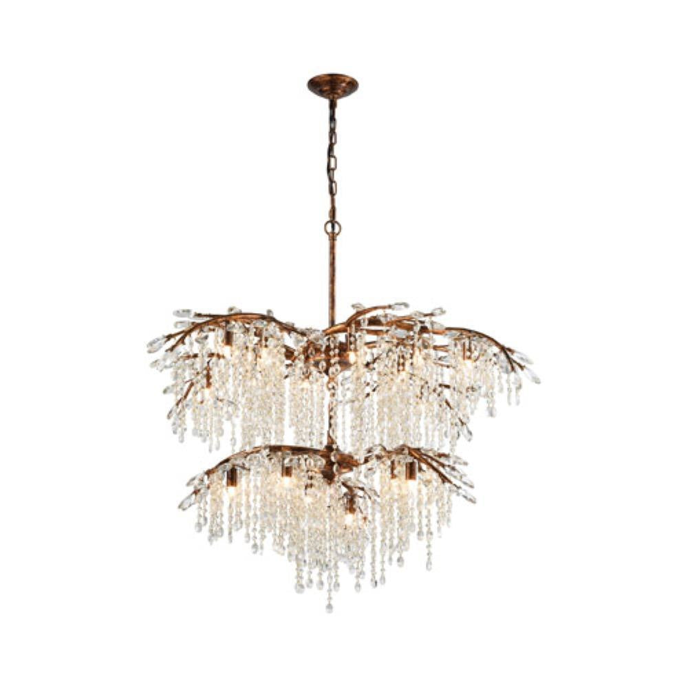 Bailey Street Home - 2499-BEL-2118799 - Traditional Shabby Chic Eighteen Light Chandelier in Spanish Bronze Finish