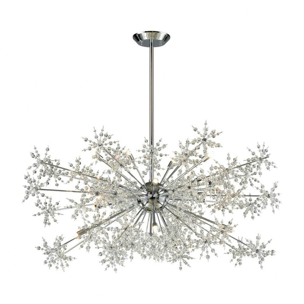 Bailey Street Home - 2499-BEL-2118803 - Modern Contemporary Luxe Twenty Light Chandelier in Polished Chrome Finish