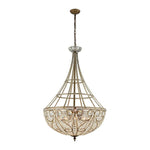 Bailey Street Home - 2499-BEL-2119040 - Traditional Ten Light Chandelier in Dark Bronze Finish