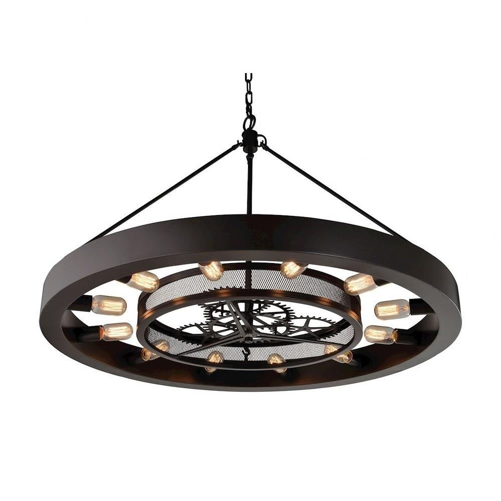 Bailey Street Home - 2499-BEL-2119353 - Mayflower Leys-12 Light Chandelier in Modern/Contemporary Style-25 Inches tall and 39 inches wide