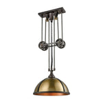 Bailey Street Home - 2499-BEL-2512252 - Buckingham Avenue East - 3 Light Pulldown Chandelier in Transitional Style - 85 Inches tall and 20 inches wide