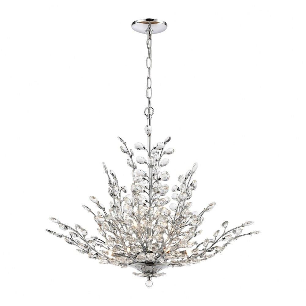 Bailey Street Home - 2499-BEL-3353540 - Collen Crescent - 9 Light Chandelier in Traditional Style - 25 Inches tall and 30 inches wide