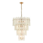 Bailey Street Home - 2499-BEL-4346914 - Glam Luxe Traditional Eighteen Light Chandelier in Aged Brass Finish