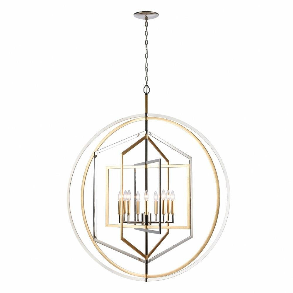 Bailey Street Home - 2499-BEL-4965620 - Hobart Quay - 9 Light Chandelier In Modern Style-54.25 Inches Tall and 46 Inches Wide