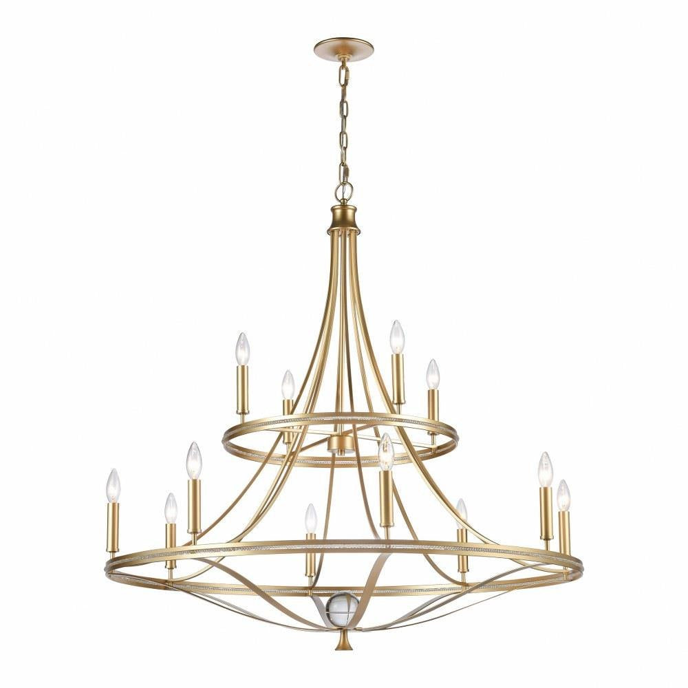 Bailey Street Home - 2499-BEL-4965713 - Watson West - 12 Light Chandelier In Traditional Style-41.5 Inches Tall and 40 Inches Wide