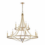 Bailey Street Home - 2499-BEL-4965713 - Watson West - 12 Light Chandelier In Traditional Style-41.5 Inches Tall and 40 Inches Wide