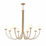 Bailey Street Home - 2499-BEL-4965812 - Osprey Covert - 8 Light Chandelier In Modern Style-42.75 Inches Tall and 54 Inches Wide